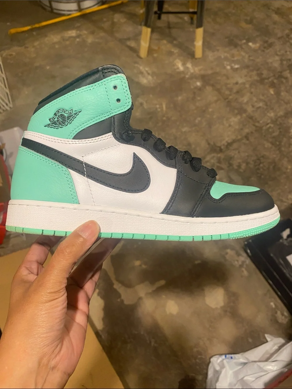 Nike Air Jordan 1 High Mint Black White